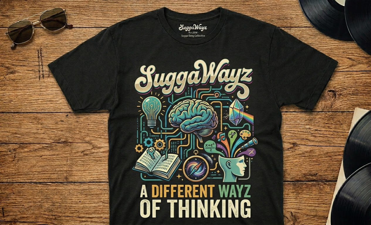 SuggaWayz " different wayz" t-shirt